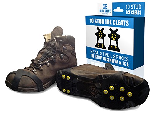 Quik resolver hielo nieve tracción tacos para botas – no Slip Gripper picos