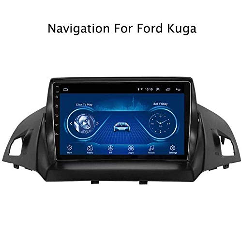 Radio de navegación GPS para Ford Maverick 2013-2016 Car Stereo Double DIN inDash Head Unit 9"Pantalla táctil Reproductor Multimedia Receptor Enlace Espejo Control del Volante