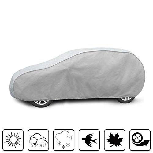Road Club - Lona de protección para coche compatible con Citroën C4 Cactus (2014 – hoy en día) impermeable, transpirable y anti UV Road Club - Lona de protección para coche compatible con Citroën C4 Cactus (2014 – hoy en día) impermeable, transpirable y anti UV