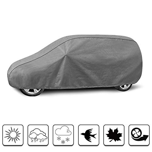 Road Club - Lona de protección para coche compatible con Peugeot Partner Tepee (2008-2018), impermeable, transpirable y anti UV