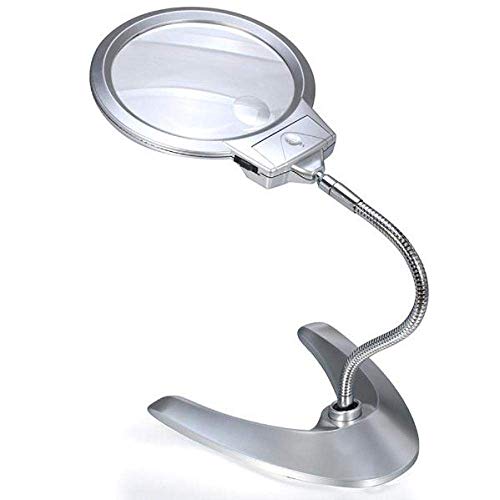 RUXMY Lupa, GFRYY Lupa de Escritorio con luz LED Manguera metálica Lectura Flexible y Mantenimiento Lupa Joyería Antigüedades Lupa/A RUXMY Lupa, GFRYY Lupa de Escritorio con luz LED Manguera metálica Lectura Flexible y Mantenimiento Lupa Joyería Antigüedades Lupa/A