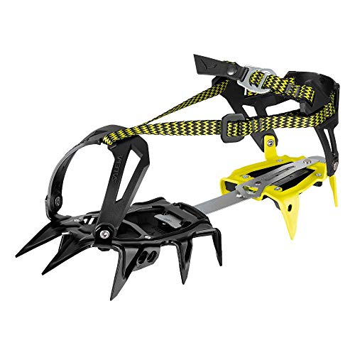 SALEWA Alpinist Walk Crampones, Adultos Unisex, Black/Yellow (Multicolor), Talla Única