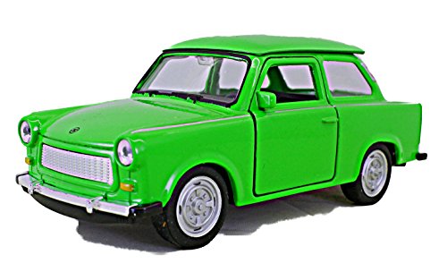 Schaepers Kaleidoskope Trabi 601 - Maqueta de coche (1:36, 11 cm, 3 colores, turquesa, verde, blanco, selección aleatoria)