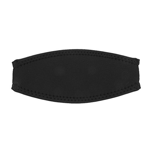 sharprepublic Hair Stap Buceo Snorkel Cubierta de Neopreno Protección Acolchada Máscara Correa Negro