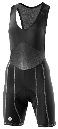 Skins Mujer Ciclo Pro Bib Corto Pantalones Cortos / C52021053 Color: Black - Negro, mujer, L