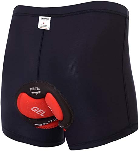 SKYSPER Calzoncillos Ropa Interior Ciclismo para Hombres Culote Pantalones Cortos Deportivos Gel 3D Acolchada para MTB Ciclismo Bicicleta al Aire Libre Transpirable Secado Rápido SKYSPER Calzoncillos Ropa Interior Ciclismo para Hombres Culote Pantalones Cortos Deportivos Gel 3D Acolchada para MTB Ciclismo Bicicleta al Aire Libre Transpirable Secado Rápido