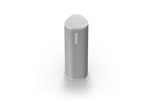 Sonos Roam altavoz portátil, 10 horas de autonomía, Impermeabilización Certificado IP67, Wi-Fi y Bluetooth, Multiroom, Apple AirPlay 2, Tecnología Trueplay, Control por voz y con Sonos App - Blanco