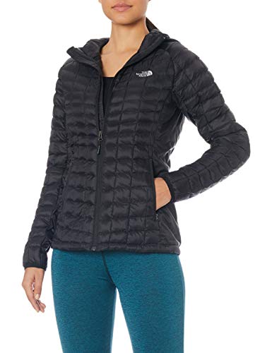 The North Face Sport Hoodie Sudadera Deportiva con Capucha Thermoball, Mujer, TNF Black/TNF White, XS