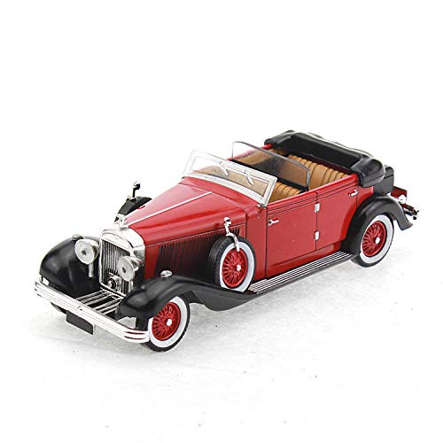 THKZH 1/43 Hispano Suiza H6C-1934 Red Diecast Model Car