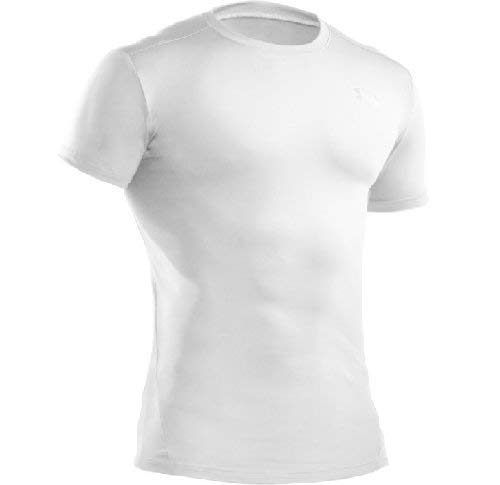 Under Armour UA TAC HG Comp T Camiseta de compresión, Hombre, Blanco (White/White 100), XL