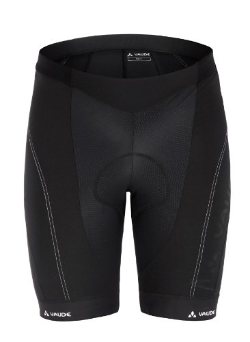 VAUDE - Pantalones Cortos de Ciclismo para Hombre, tamaño XXL, Color Negro