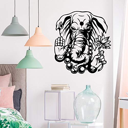 wopiaol Fun Elephant Vinyl Wallpaper Rollo Muebles Decorativos para Habitaciones de bebés Pegatinas de Pared Papel Pintado a Prueba de Agua