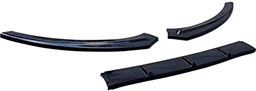 ABS Coche Parachoques Alerón Delantero Labio Spoiler para Volkswagen VW Scirocco 2006-2018, Choque Splitter Difusor Del Cubierta Proteccion Kit Carrocería