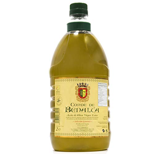 Aceite de Oliva Virgen Extra - Garrafa 2 Litros - Conde de Benalúa Gourmet [Variedad Picual] [Origen de España] (1)
