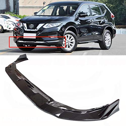ACEOLT Alerón de Labios de Parachoques Delantero automotriz para Nissan X-Trail 2017-2020, Protector de Parachoques de protección de Borde Delantero de Coche de Fibra de Carbono ABS ACEOLT Alerón de Labios de Parachoques Delantero automotriz para Nissan X-Trail 2017-2020, Protector de Parachoques de protección de Borde Delantero de Coche de Fibra de Carbono ABS