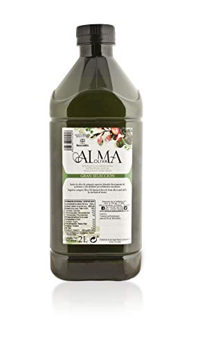 ALMAOLIVA Gran Selección Aceite de oliva virgen extra. Caja de 6 garrafas de 2 Litros