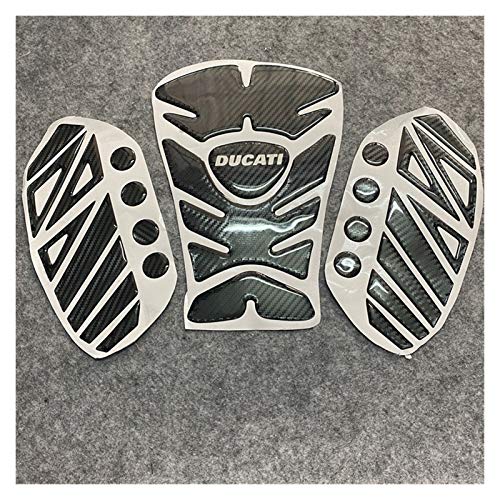 Bazutiwns 3D Mirar DE Carbono Motorycle COK Protector DE Protector DE Venta DE LA Venta for Ducati 1199 SUPERLEGGERA 899 1299 V4 Monster 695 1000 800 HSLL (Color : 1)