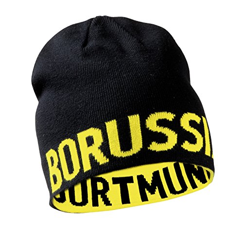 Borussia Dortmund Tapa reversible Borussia Dortmund, Hombre, Negro/Amarillo, talla única