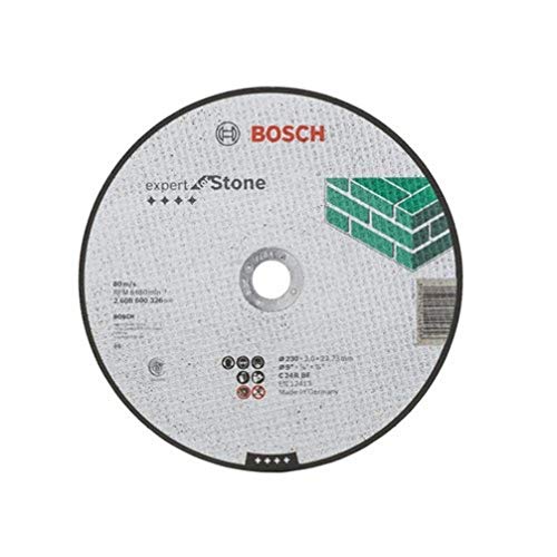Bosch 2 608 600 326 - Disco de corte recto Expert for Stone - C 24 R BF, 230 mm, 3,0 mm (pack de 1)