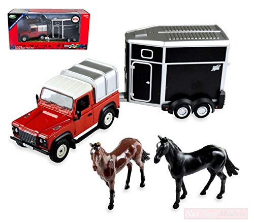 Britains Model Compatible con Land Rover Horse Set 1:32 DIECAST LC43239