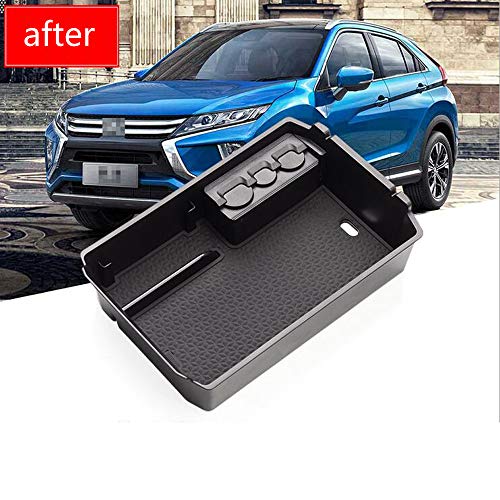 Caja de almacenamiento para consola central, compatible con Eclipse Cross SUV 2018 – 2019, para el coche frontal interior, reposabrazos, organizador de almacenamiento, soporte automático Caja de almacenamiento para consola central, compatible con Eclipse Cross SUV 2018 – 2019, para el coche frontal interior, reposabrazos, organizador de almacenamiento, soporte automático