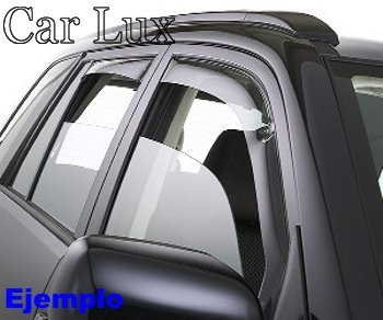 Car Lux AR01033-1 Kit de 4 Derivabrisas Deflectores de Aire Cortavientos para ventanilla para Serie 5 E60