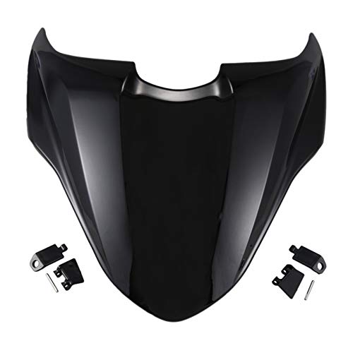 CHENJIAO Cubierta del Asiento del Asiento del Pasajero Trasero del Pasajero De La Motocicleta Cowl Hump Fit For Ducati Monster 821 2015 2015 2016 2017 Negro (Color : Black)