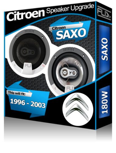 Citroen Saxo Fli Audio – Juego de altavoces de puerta delantera 5,25/13 cm coche Kit de altavoces 180 W
