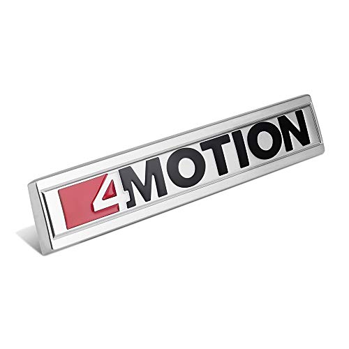 Coche Lado Mudguard Tronco 4Motion Logo Badge Etiqueta engomada Adecuada para Volkswagen VW Golf Passat Tiguan Touran Touareg Atlas Ataion Coche Styling (Color Name : 4MOTION)