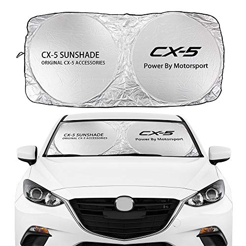 Coche Sun Shade Parasol Cubiertas de parabrisas de coches cubiertas de sombrilla con visión flodable Compatible con Mazda CX-3 CX-8 CX-9 CX-30 MX-5 DEMO CX-5 MS Premacy MPS Auto Accesorios mascotas pu Coche Sun Shade Parasol Cubiertas de parabrisas de coches cubiertas de sombrilla con visión flodable Compatible con Mazda CX-3 CX-8 CX-9 CX-30 MX-5 DEMO CX-5 MS Premacy MPS Auto Accesorios mascotas pu