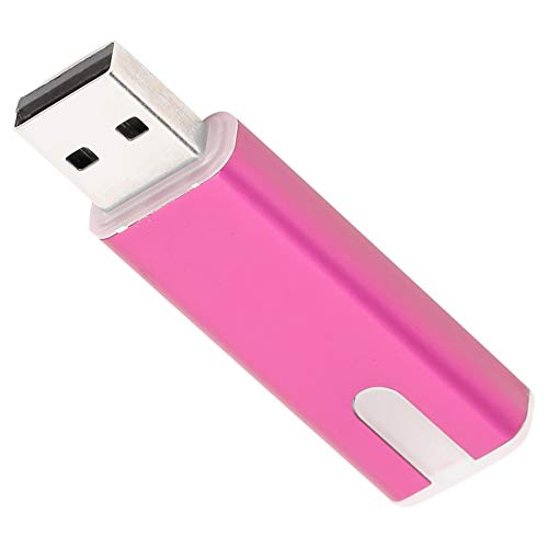 Color U Disk, Unidad Flash con luz de respiración USB 2.0 Plug and Play Accesorios de Escritorio Rose Red USB Pendrive, para computadora Tableta(32GB)