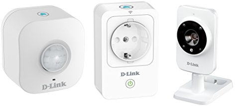 D-Link DCH-100KT - Kit Domótica WiFi, Enchufe Inteligente, Sensor de Movimiento y cámara de vigilancia, por App Gratuita mydlink Home para iOS y Android
