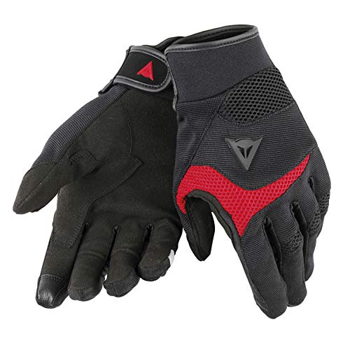 Dainese 1815875_606_L Guantes para moto, Negro/Rojo, L Dainese 1815875_606_L Guantes para moto, Negro/Rojo, L