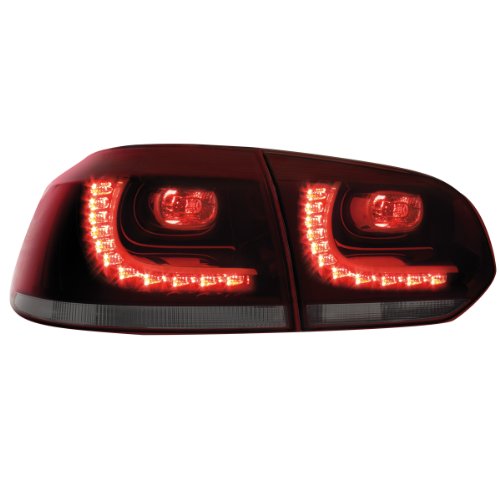 Dectane RV39ADLRS Montaje de Luces Traseras LED, Rojo/Ahumado