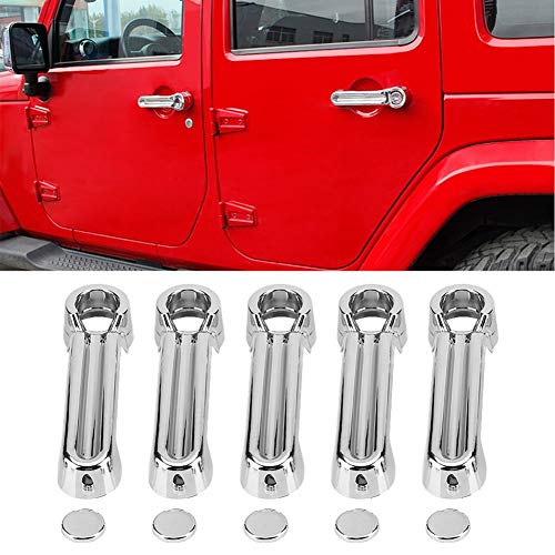 Delaman Car Chrome Door Mango + Tail Cover Trim Para Wrangler Liberty Dodge Nitro Delaman Car Chrome Door Mango + Tail Cover Trim Para Wrangler Liberty Dodge Nitro