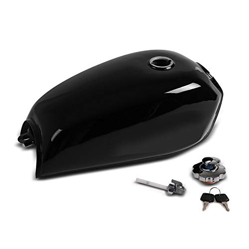 Deposito Cafe Racer VT3 Compatible para Suzuki GS 500 F, GS 500/ E Negro