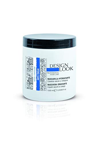 DESIGN LOOK MASCARILLA HIDRATANTE HIDRA Care Macadamia Y ARGAN 1000ML, Negro, Estandar