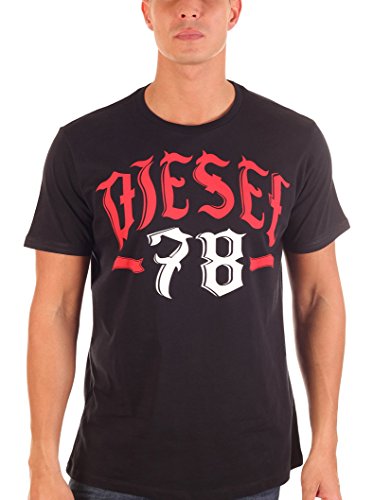 Diesel Camiseta Manga Corta Lonad Negro M