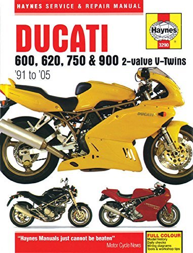 Ducati 600, 750 & 900 2-Valve V-Twin Service and Repair Manual (Haynes Service and Repair Manuals) by Penny Cox (3-Oct-2014) Paperback