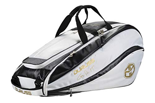 Duruss Scampini con Aislante térmico Paletero de Pádel, Adultos Unisex, White/Black, Talla Única