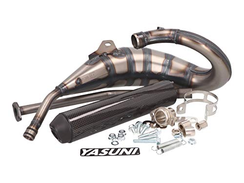 Escape Yasuni Cross HM MAX Carbon para Aprilia RX, SX, Derbi R, SM, Gilera RCR, SMT