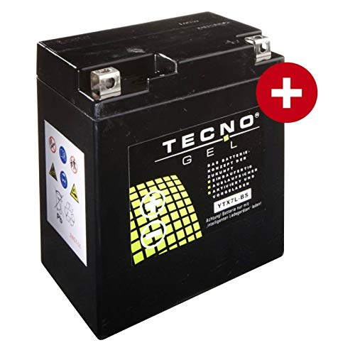 Gel Batería ytx7l de BS para Derbi Senda 125 Cross City Diseño Año 2008 – 2015 de Tecno