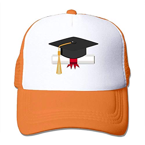 Gorra de béisbol Wang para el verano ajustable con texto en inglés "Diploma"