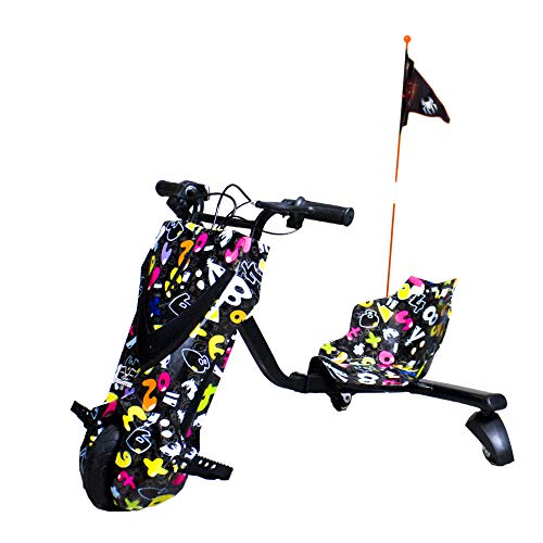 Gran Scooter Patinete con Silla Boogie Drift 36D (250W, Batería Litio, 3 Velocidades, Vel. Máx 15km, Luz Delantera, Pantalla LCD) – Party