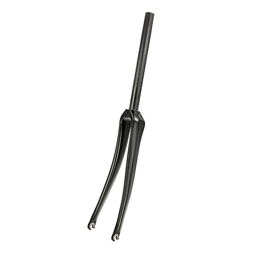 Horquilla de Bicicleta, Horquilla Delantera de Bicicleta de Fibra de Carbono Completa 700C, Horquilla Fija de Ciclismo Ultraligera Bicicleta Fixie 28.6 mm Horquilla de Bicicleta, Horquilla Delantera de Bicicleta de Fibra de Carbono Completa 700C, Horquilla Fija de Ciclismo Ultraligera Bicicleta Fixie 28.6 mm