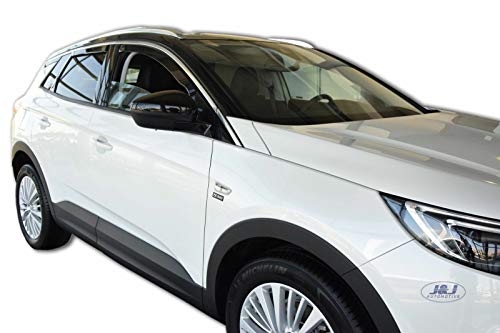 J&J Automotive - Deflectores de aire, 4 unidades J&J Automotive - Deflectores de aire, 4 unidades