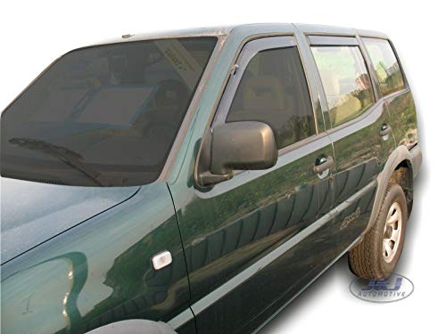 J&J Automotive - Deflectores de viento para Nissan Terrano II 5 puertas 1993-2004 (4 unidades) J&J Automotive - Deflectores de viento para Nissan Terrano II 5 puertas 1993-2004 (4 unidades)