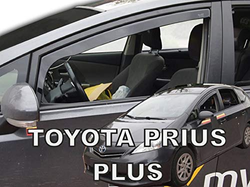 J&J AUTOMOTIVE Derivabrisas para TOYOTA Prius Plus 5 puerta 2011-2020 2 piezas