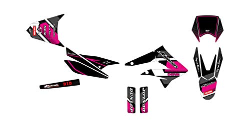 Kit de decoración para motocross Derbi DRD 50 Racing Comics Rosa 2010-2017