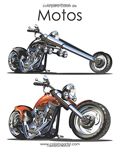 Livro para Colorir de Motos 1: Volume 1